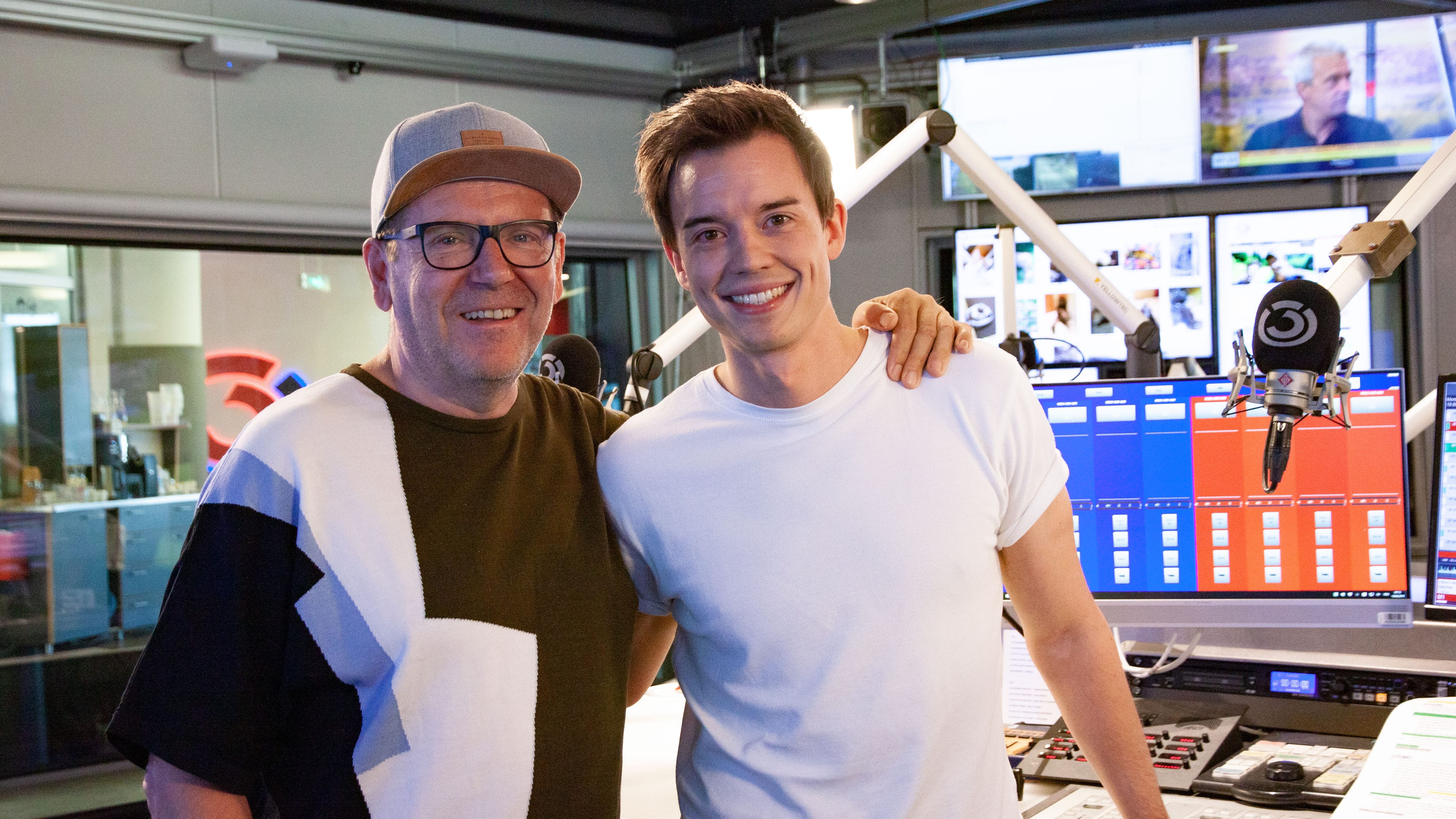 Eberhard Forcher: Fotografiert von Anastasia Lopez bei Hitradio Ö3 (ORF)